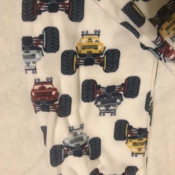 NWT 12 kids glow dark monster truck pajamas - Picture 7 of 7